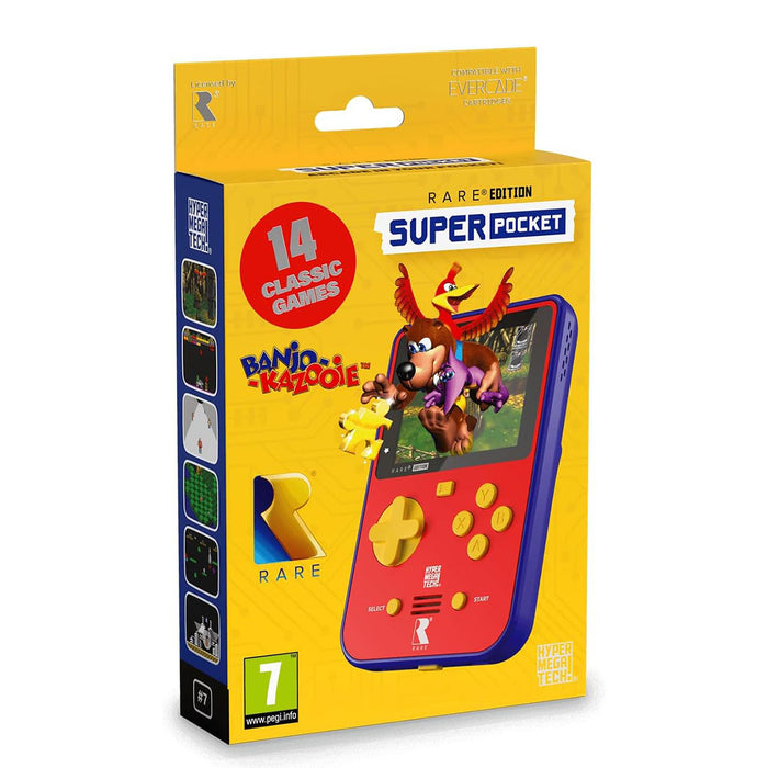 Hyper Mega Tech Super Pocket Rare Edition with 14 Classic Games