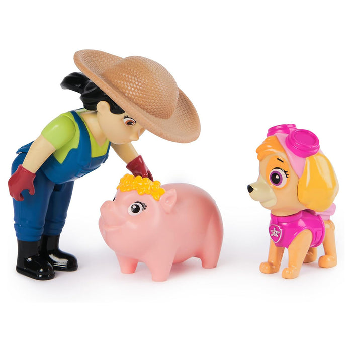 PAW Patrol Skye & Farmer Yumi Figure Set