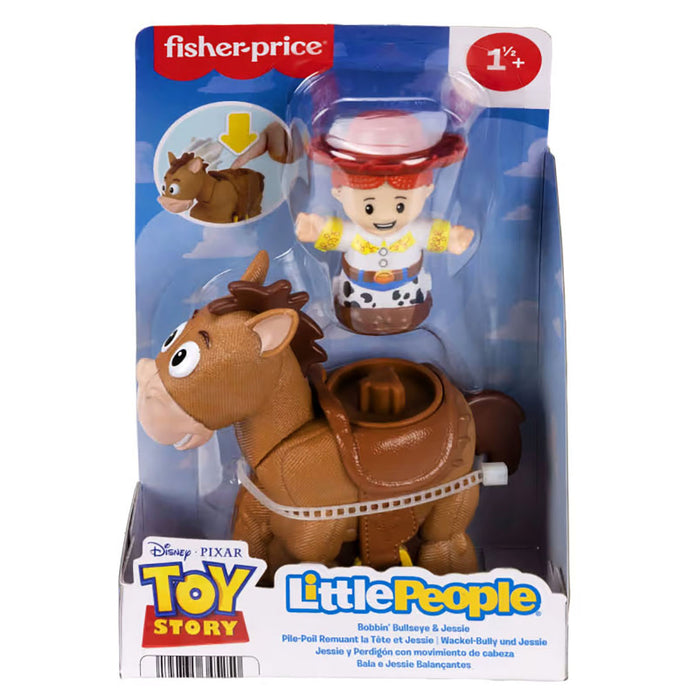 Fisher-Price Little People Disney Pixar Toy Story Bobbin' Bullseye & Jessie Figure Set