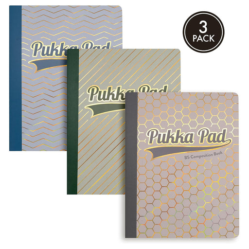 Pukka Haze B5 Composition Books (3 Pack)