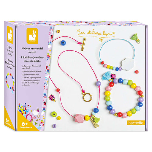 Janod 3 Rainbow Jewellery Pieces to Make Kit