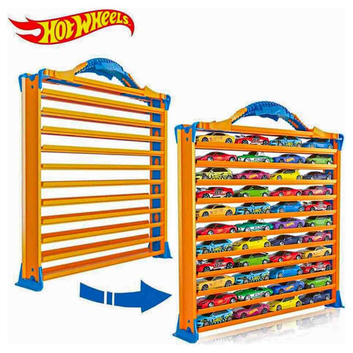Hot Wheels Rack N' Track Car Case with Track Pieces