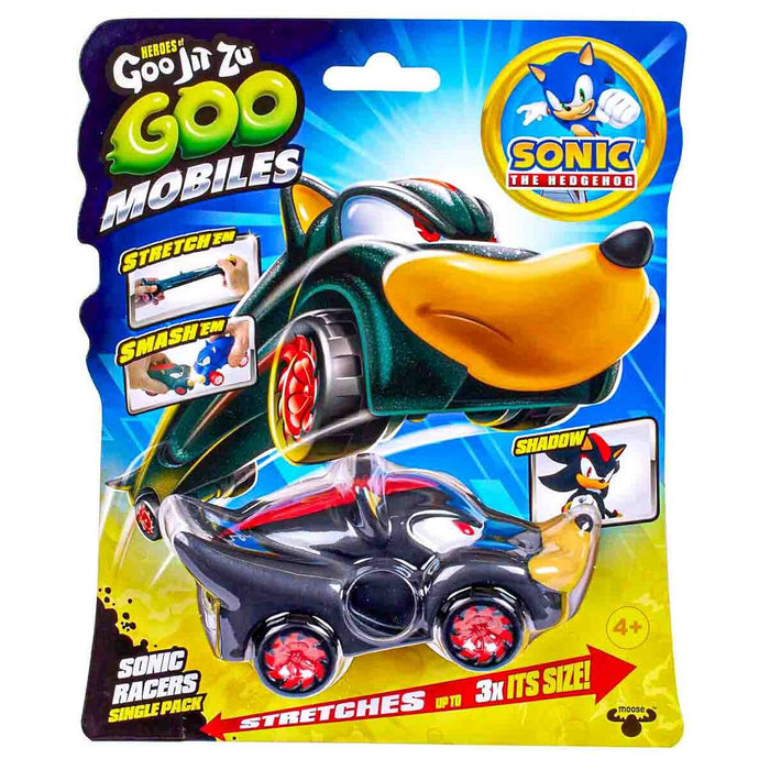 Heroes of Goo Jit Zu Goo Mobiles Sonic Racer Shadow Stretch Vehicle