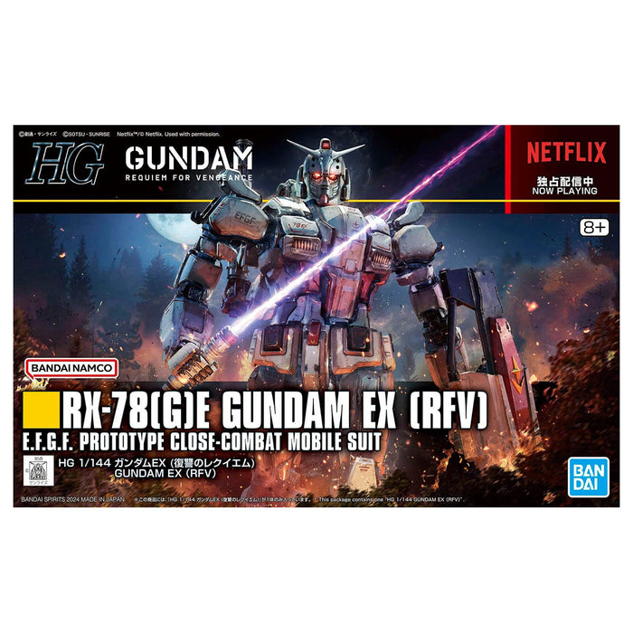 HG Gundam: Requiem for Vengeance RX78(G)E Gundam Ex (RFV) 1:144 Model Kit 
