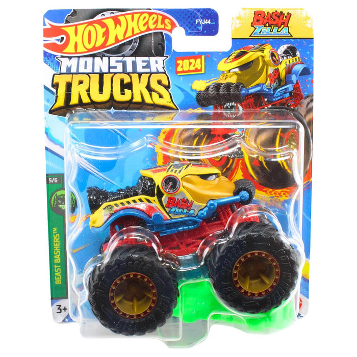 Hot Wheels Monster Trucks Beast Bashers Bash Zilla Truck