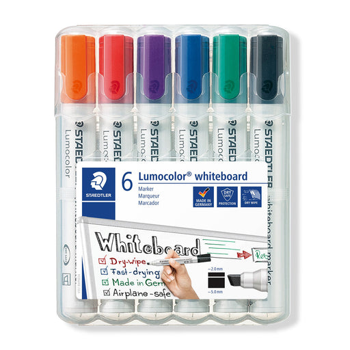 Staedtler Lumocolor Whiteboard Markers 6 Pack