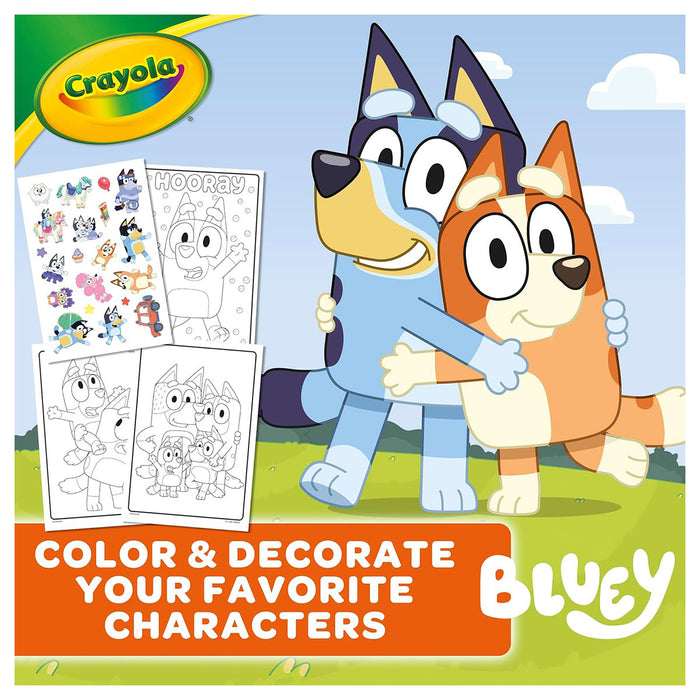 Crayola Bluey Colouring Book