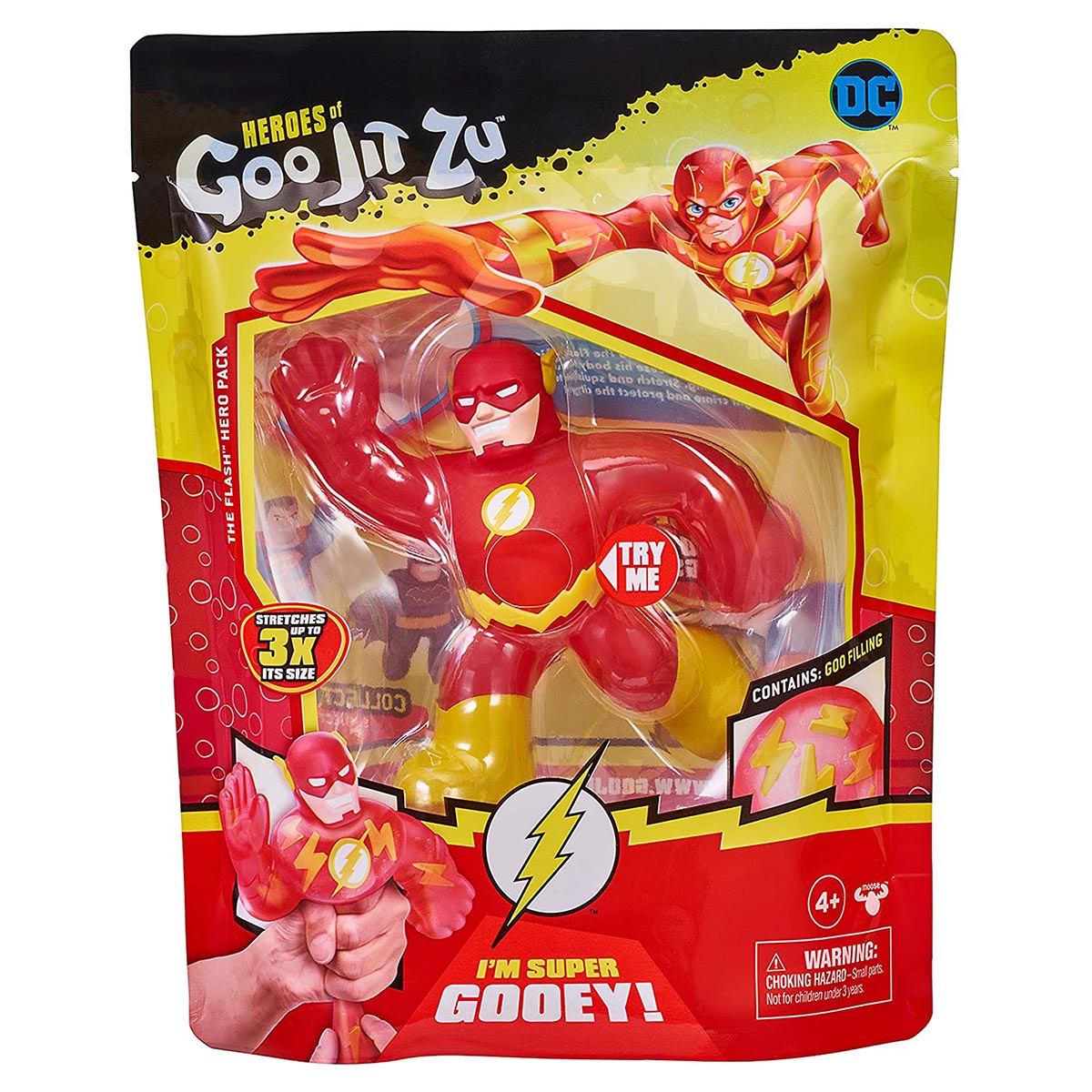 Heroes of Goo Jit Zu DC The Flash Stretch Figure — Booghe