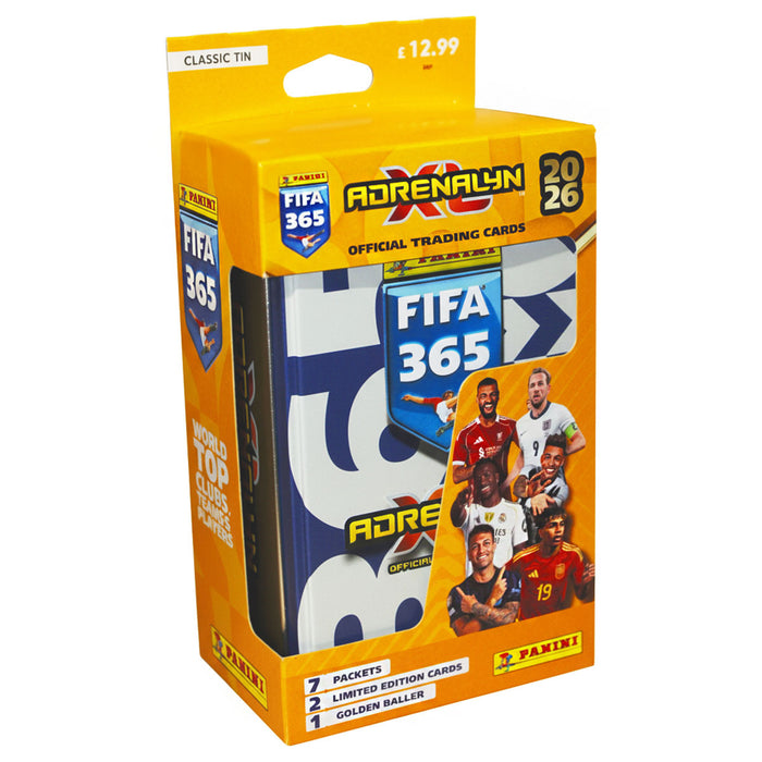 Panini FIFA 365 2025/26 Adrenalyn XL Trading Cards Classic Tin - White/Blue