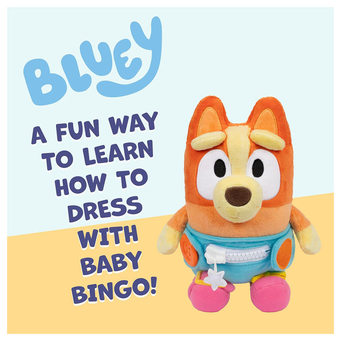 Bluey Dress & Play Baby Bingo 10" Plush