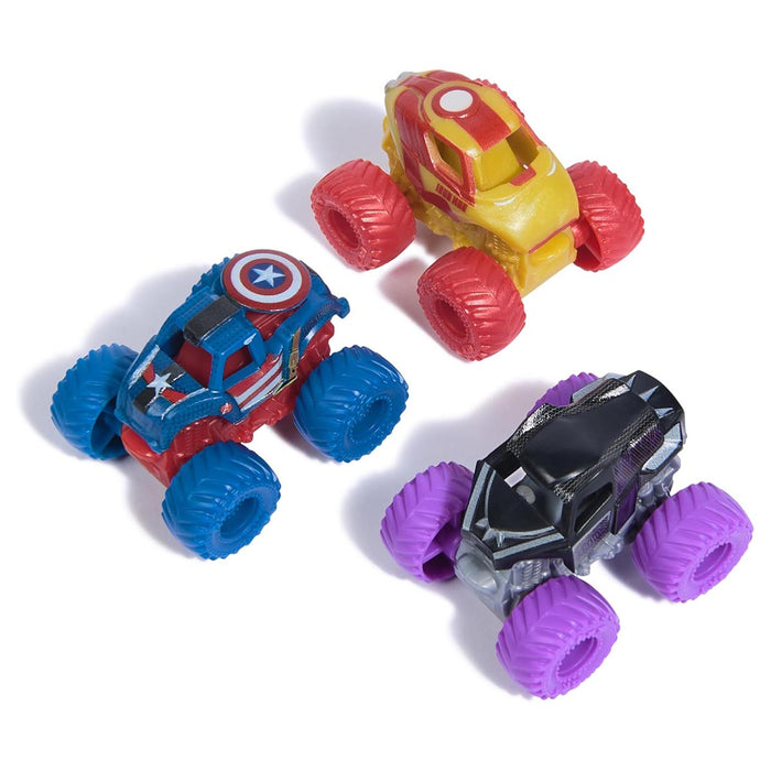 Monster Jam Mini Marvel 1:87 Die-cast Trucks Series 1 (3 Pack)