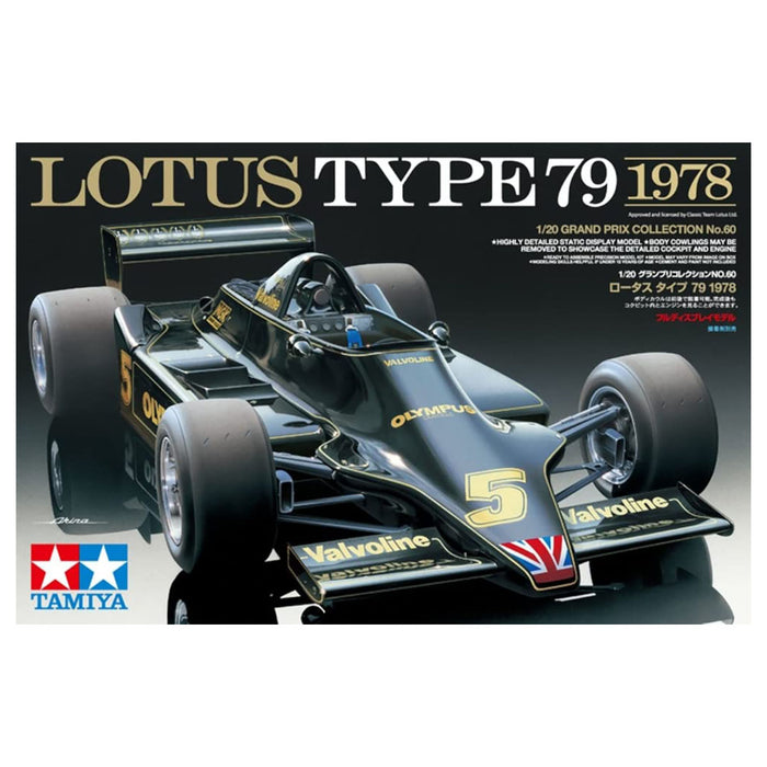 Tamiya Lotus Type 79 1978 1/20 Grand Prix Collection No. 60 Model Kit