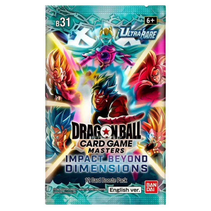 Dragon Ball Card Game Masters: Impact Beyond Dimensions Booster Pack