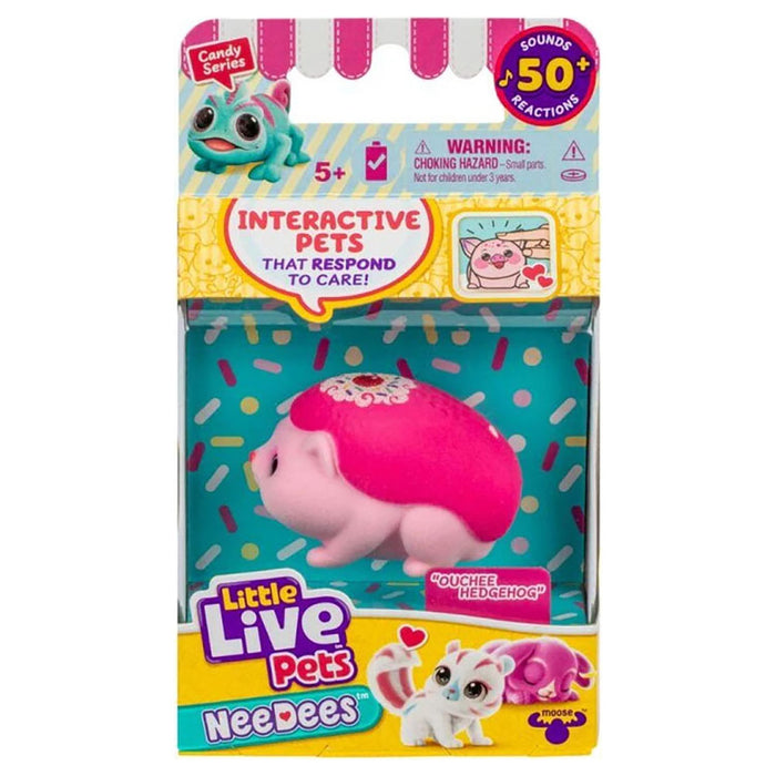 Little Live Pets NeeDees Candy Series Ouchee Hedgehog Interactive Pet