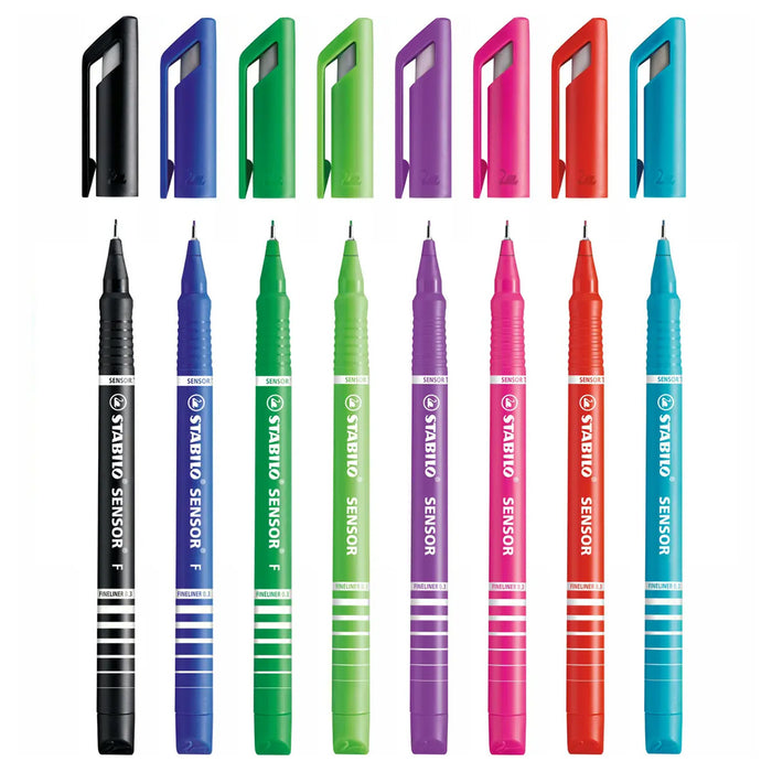 STABILO SENSOR F fineliner Pens (8 Pack)