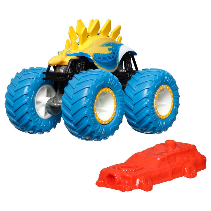 Hot Wheels Monster Trucks 2024 - Beast Bashers 2/6 - Motosaurus Diecast Vehicle
