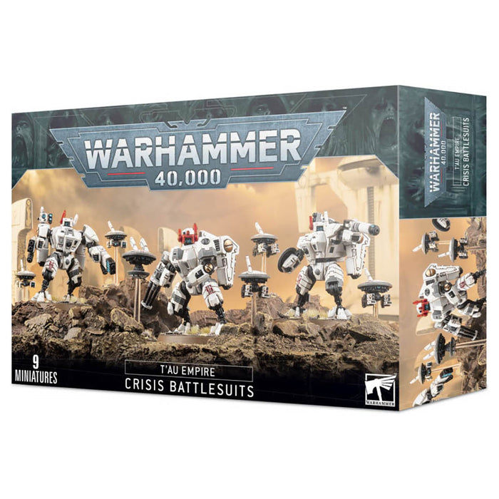 Warhammer 40,000 T'au Empire: Crisis Battlesuits Miniatures Set