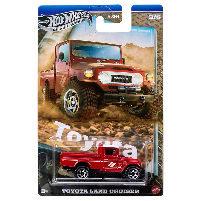 Hot Wheels Silver Series: Toyota Land Cruiser Car (3/5)