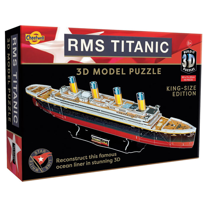 RMS Titanic King-Size Edition 3D Model Puzzle