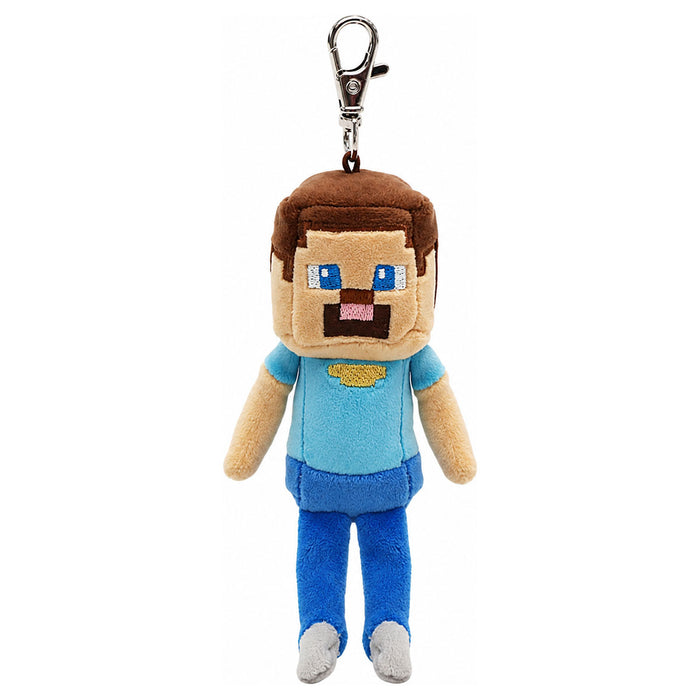Ty Minecraft Steve Plush Keychain