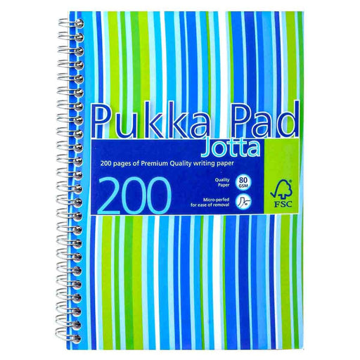 Pukka Pad A5 Jotta Stripy Notebook 200 Pages (styles vary)