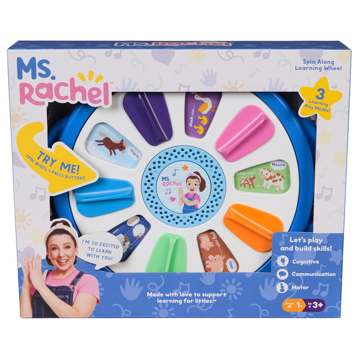 Ms. Rachel Spin Along Learning Wheel