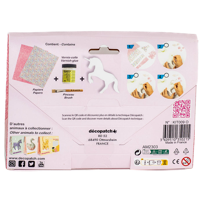 Décopatch Unicorn Mini Kit