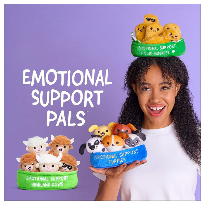 Emotional Support Highland Cows Plush Set