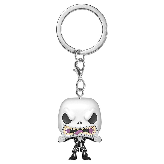 Funko Pop! Pocket Keychain: Disney: TNBC: Jack Skellington (Scary Face) Vinyl Figure
