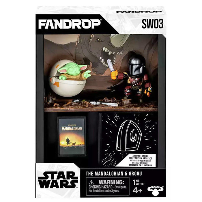FANDROP Star Wars: The Mandalorian: Mandalorian & Grogu Figures Set
