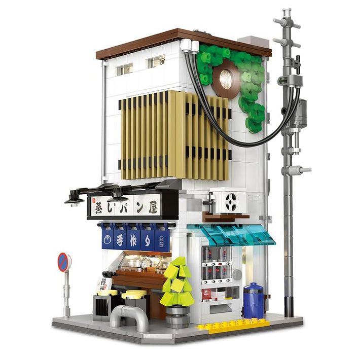 CaDA Japanese Steamed Bun Shop 1108 Piece Building Set