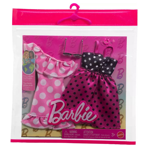 Barbie Fashion Polka Dot Outfit (2 Pack)