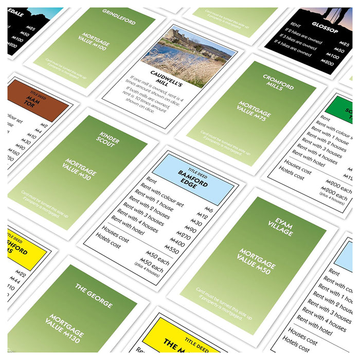 Monopoly Board Game Peak District Edition