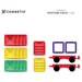 Connetix Magnetic Tiles Rainbow Motion Pack 24 Pieces