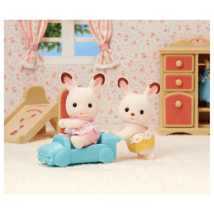Sylvanian Families Chocolate Rabbit Twins Set
