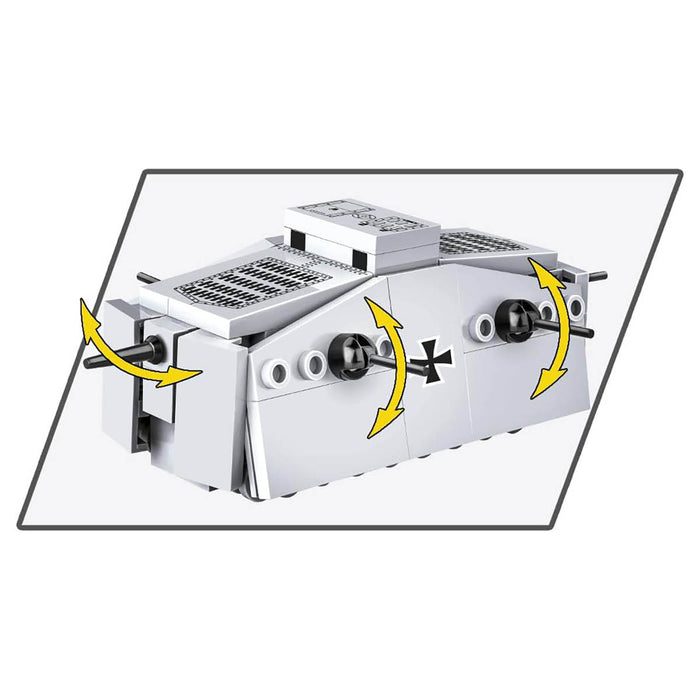 COBI Historical Collection Great War Sturmpanzerwagen A7V Tank Building Set