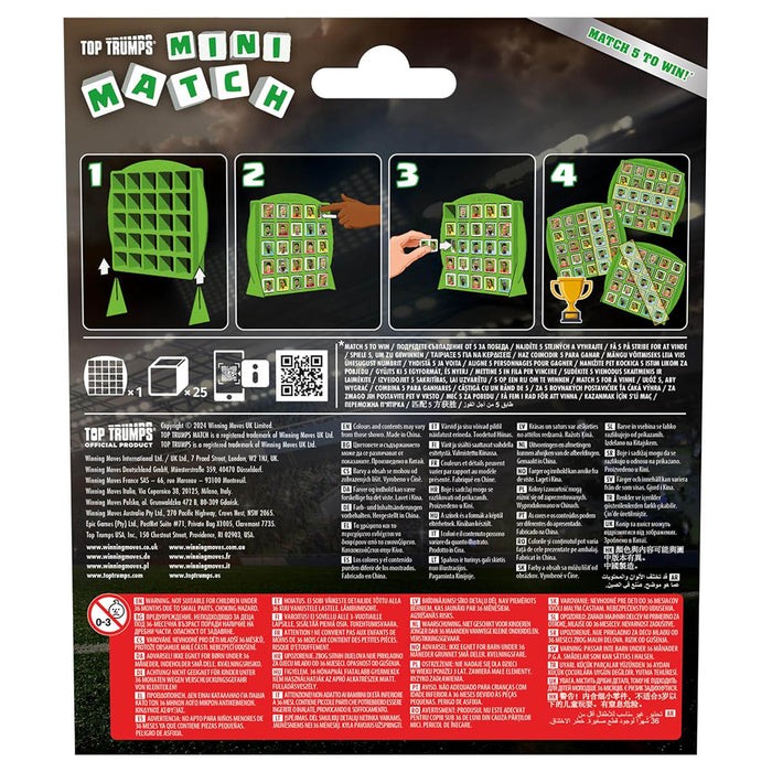 World Football Stars Top Trumps Mini Match Game