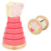 Peppa Pig Wooden Roller Rattle and Topple Tower Gift Set