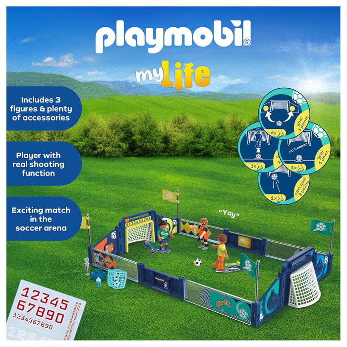 Playmobil My Life Football Arena Playset