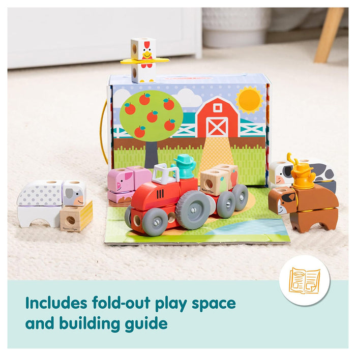 Melissa & Doug Blockables Farm Building Set