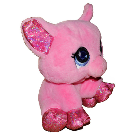 Littlest Pet Shop Pink Dog 6" Cuddle Plush Pet 