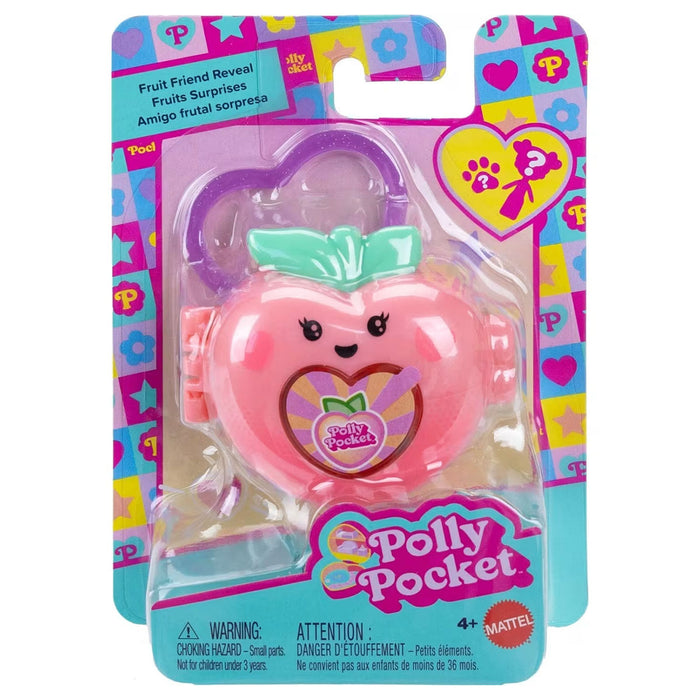 Polly Pocket Fruit Friend Reveal Peach Playset