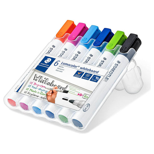 Staedtler Lumocolor Whiteboard Bullet Tip Markers (6 Pack)