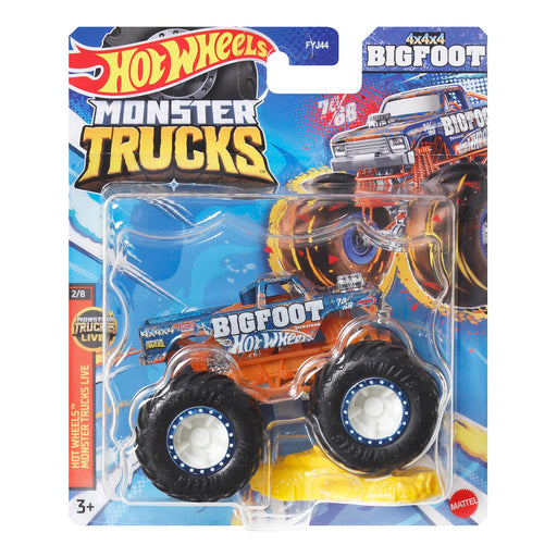 4x4x4 Bigfoot Hot Wheels Monster Trucks 2024 Diecast Vehicle