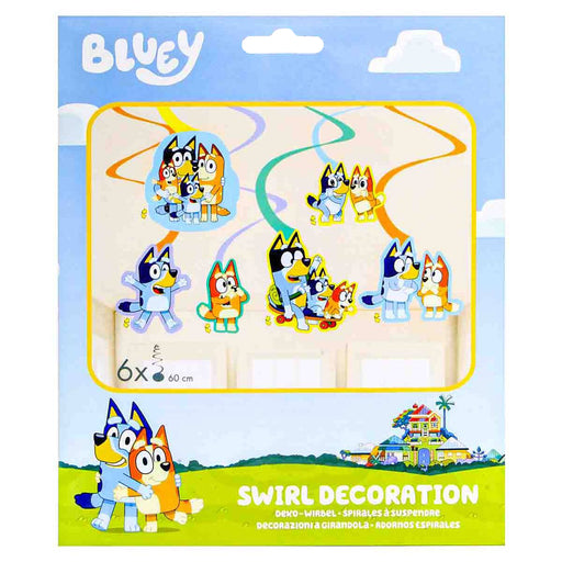 Bluey Swirl Decoration (6 Pack)