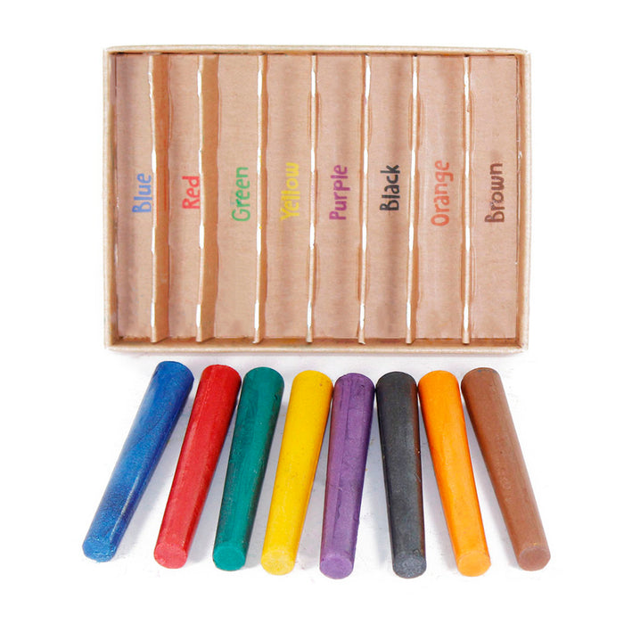 Booghe Organic Face Crayons (8 Colours)
