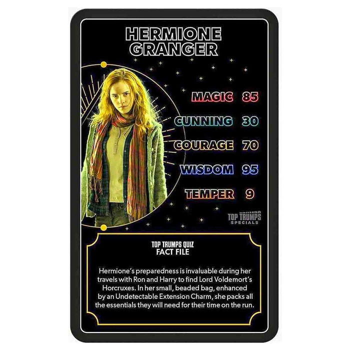 Harry Potter Hogwarts Top Trumps Specials Card Game
