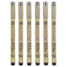 Sakura Pigma Micron fineliner Set 6 Sizes, Black