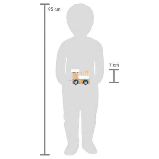 Letters Train Polar Snow White Train Engine Wooden Toy