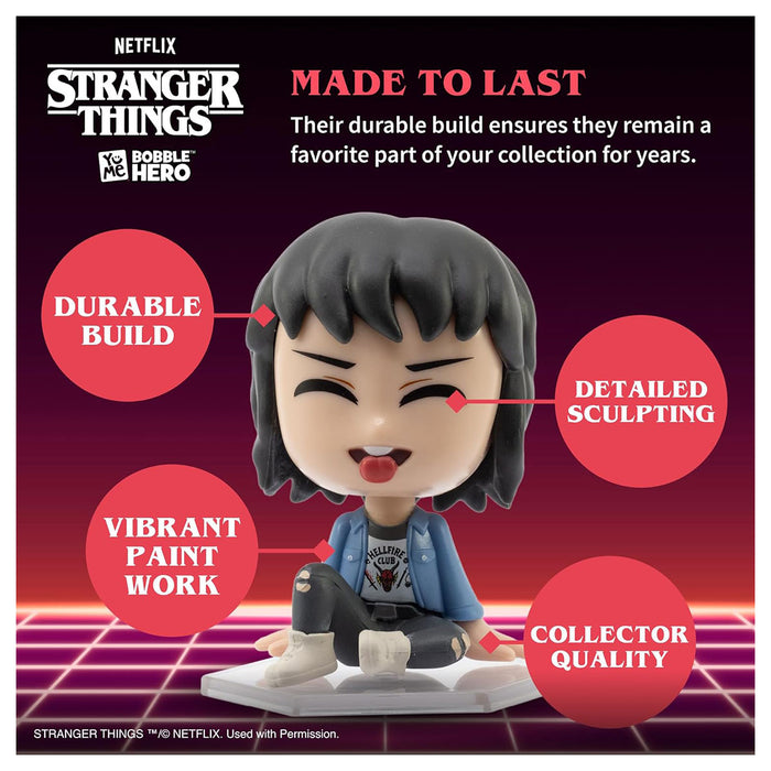 Stranger Things Bobble Hero Eddie Mini Figure